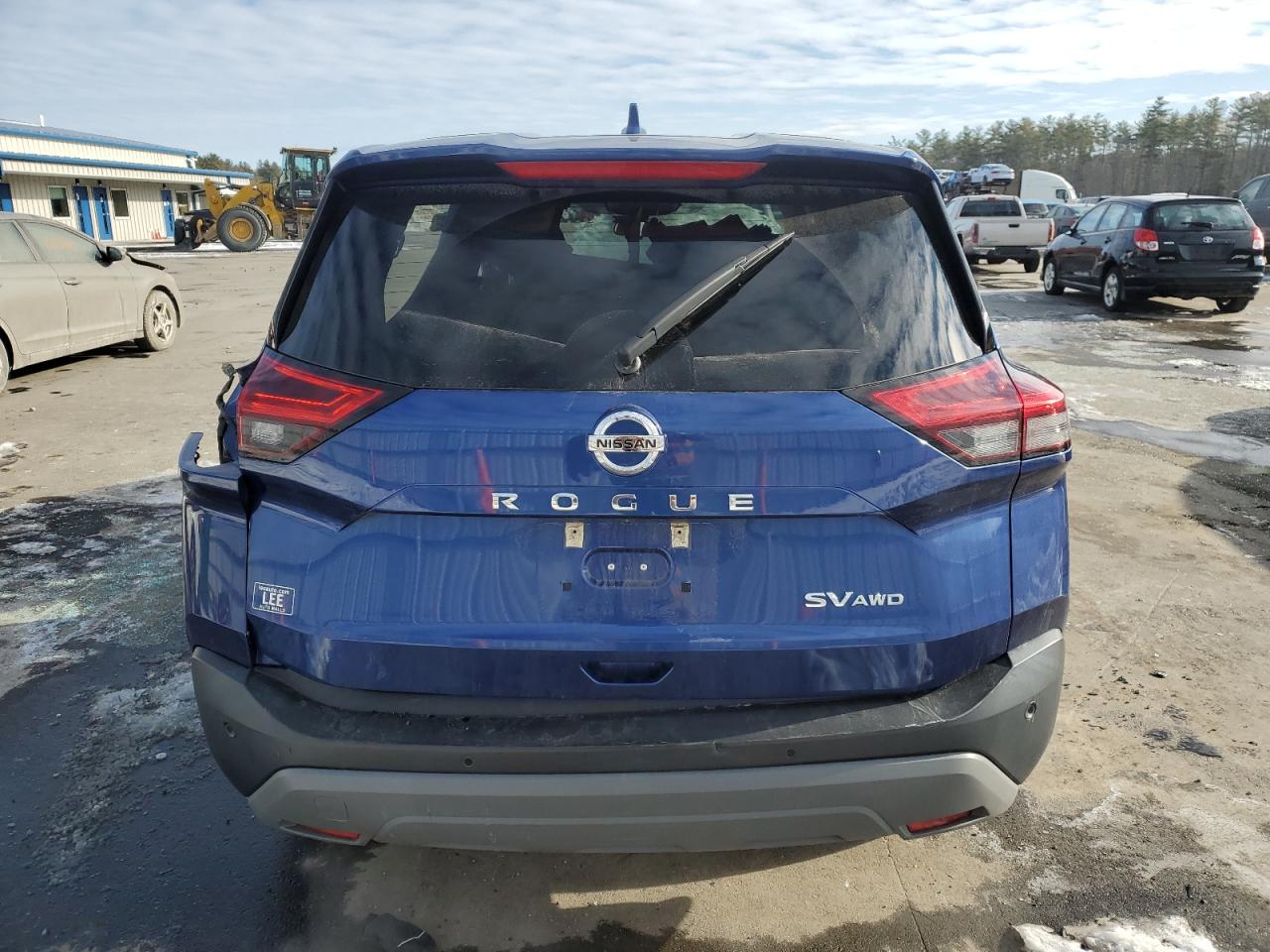 2021 Nissan Rogue VIN 5N1AT3BB3MC708514 Copart auction photo, side / front end damage thumbnail 6
