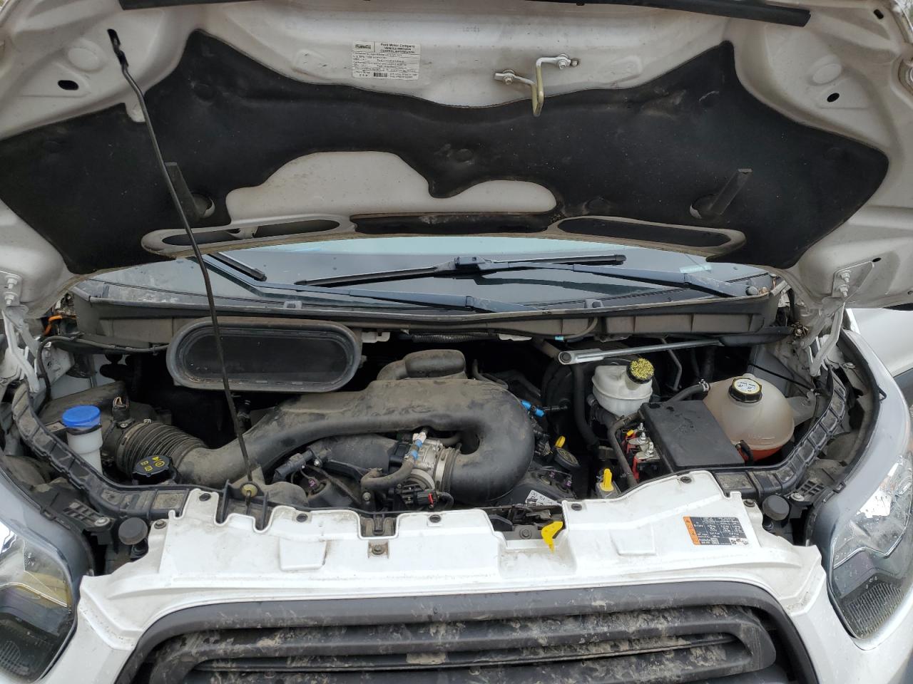 2015 Ford Transit VIN 1FTNR1YM3FKA41244 Copart auction photo, rear end / side damage thumbnail 12
