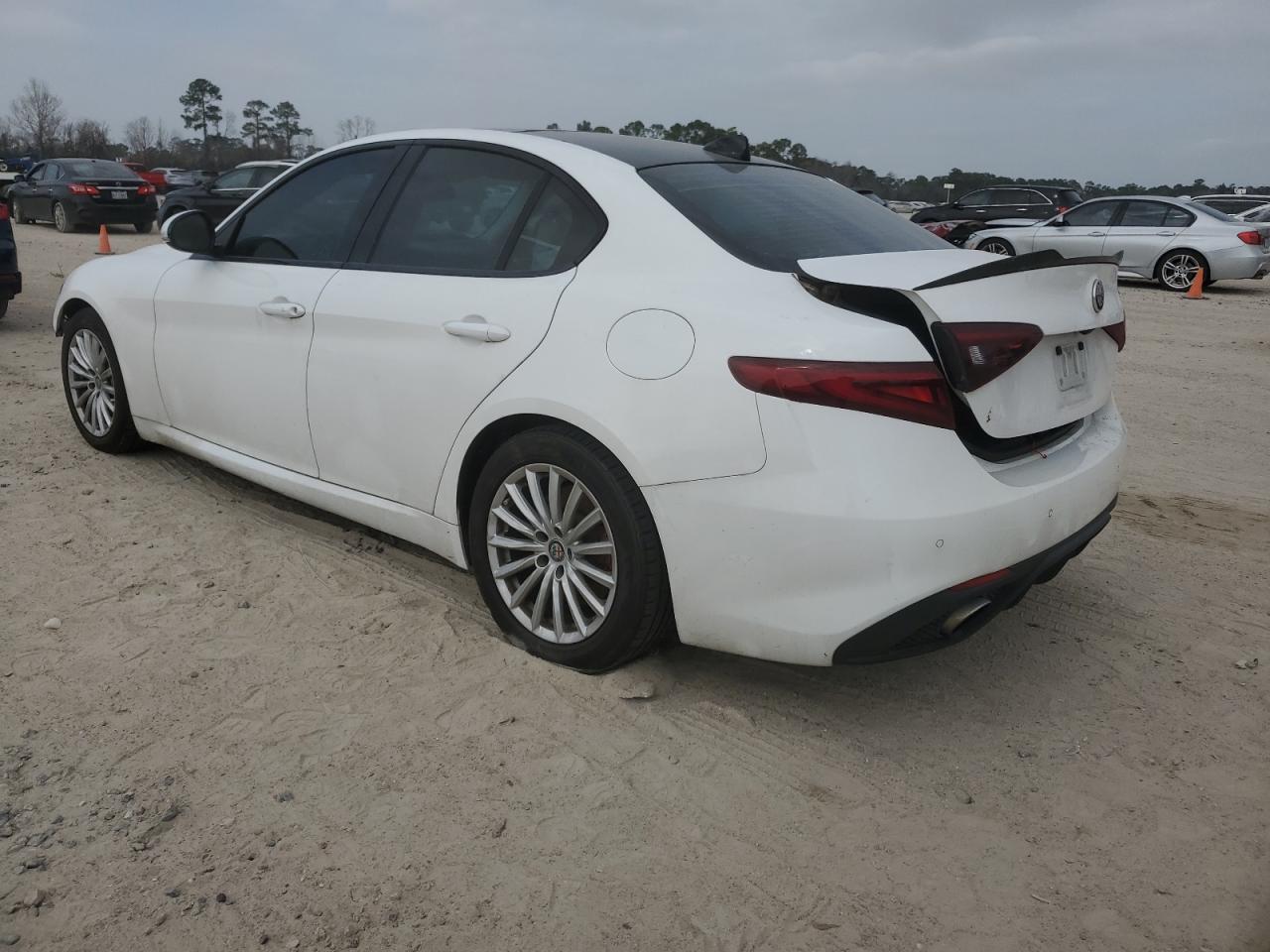 2018 Alfa Romeo Giulia VIN ZARFAECN3J7565773 Copart auction photo, rear end / front end damage thumbnail 2