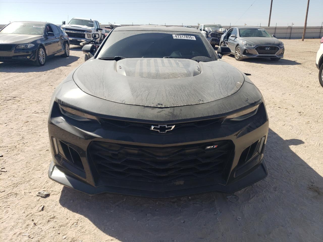2018 Chevrolet Camaro VIN 1G1FJ1R61J0123661 Copart auction photo, side / rear end damage thumbnail 5