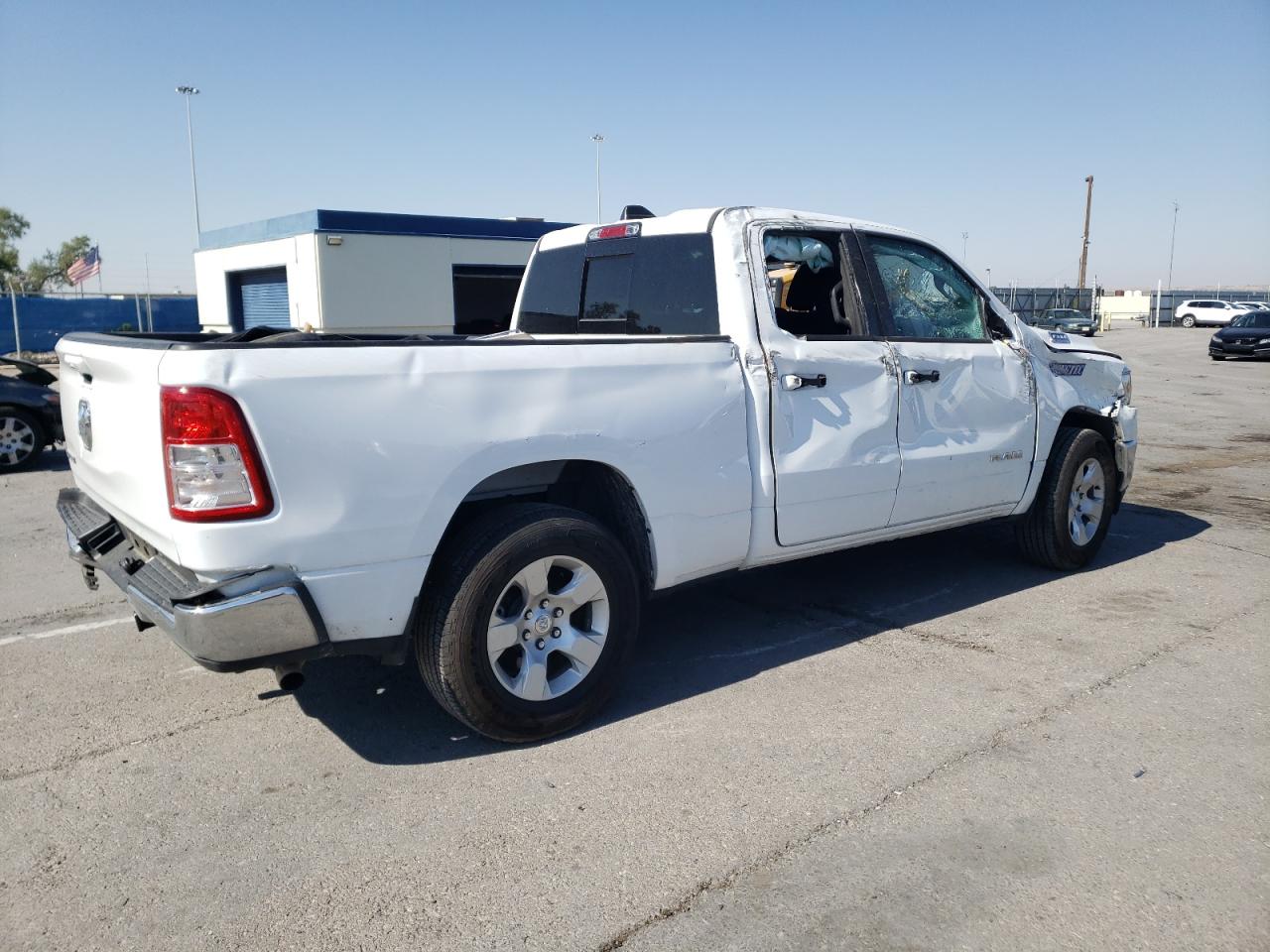 2022 RAM 1500 VIN 1C6RREBG0NN373416 Copart auction photo, all over damage thumbnail 3