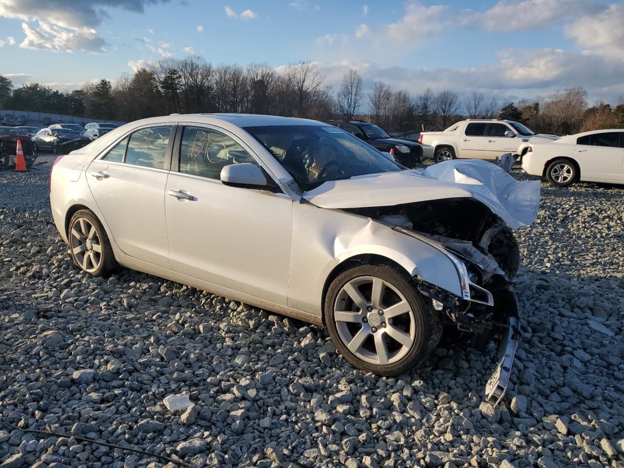 2015 Cadillac ATS VIN 1G6AA5RA3F0114449 Copart auction photo, all over damage thumbnail 4