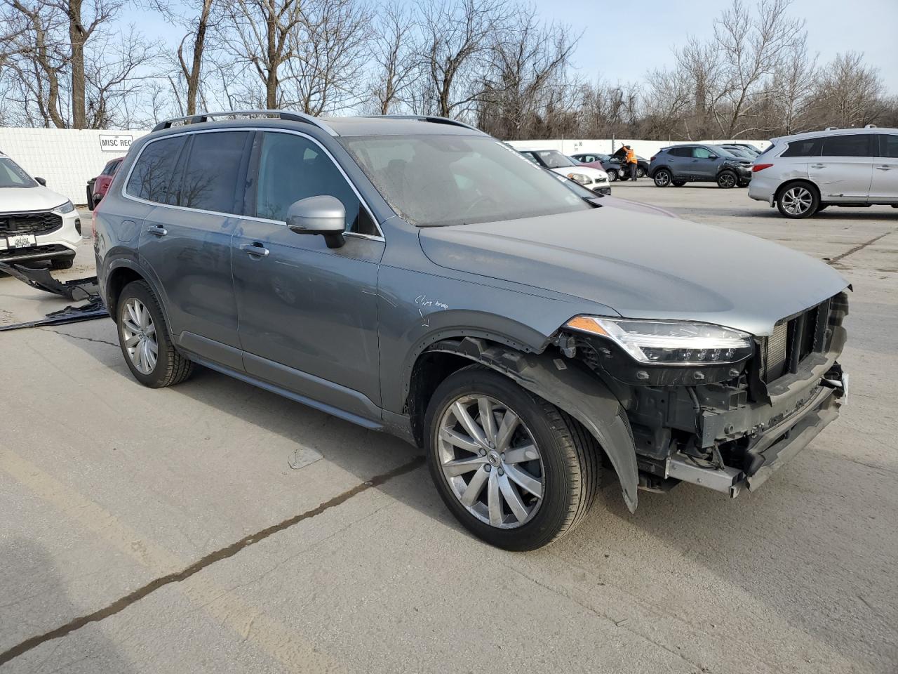2018 Volvo XC90 VIN YV4102PK6J1338714 Copart auction photo, front end damage thumbnail 4