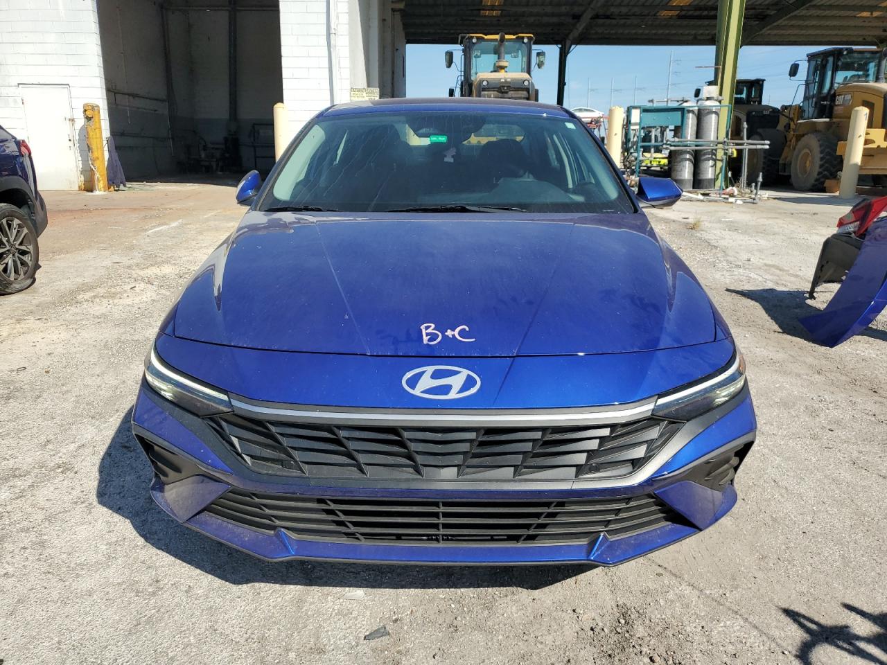 2024 Hyundai Elantra VIN KMHLL4DG8RU721056 Copart auction photo, rear end / side damage thumbnail 5