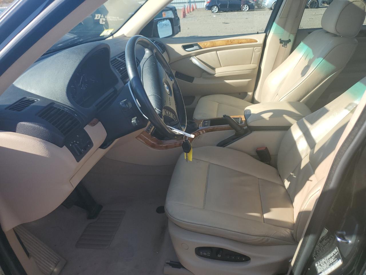 2003 BMW X5 VIN 5UXFA53563LV96891 Copart auction photo, side / rear end damage thumbnail 7