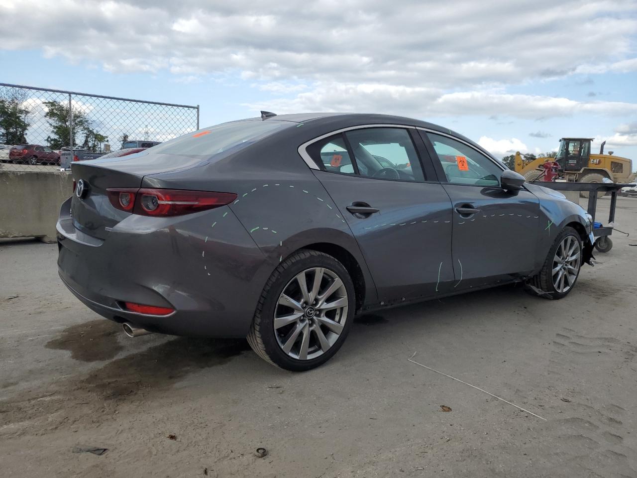 2020 Mazda 3 VIN JM1BPBEM4L1168279 Copart auction photo, front end damage thumbnail 3