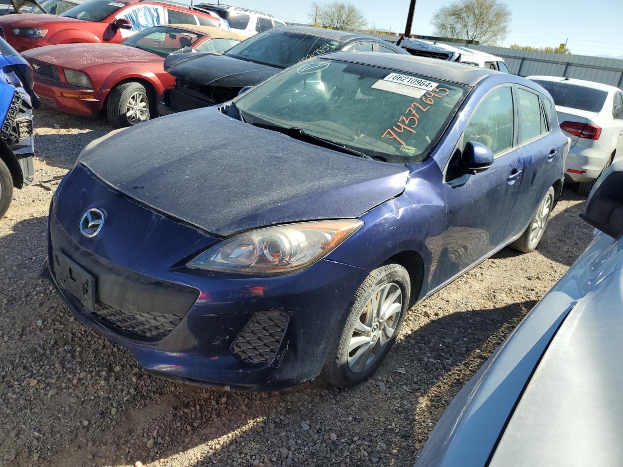 2012 Mazda 3 VIN JM1BL1M71C1618407