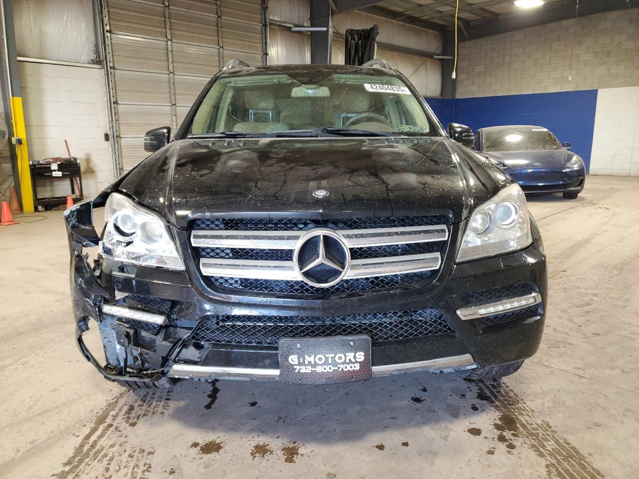2012 Mercedes-Benz GL-klasse VIN 4JGBF7BE7CA762955 Copart auction photo, front end / side damage thumbnail 5