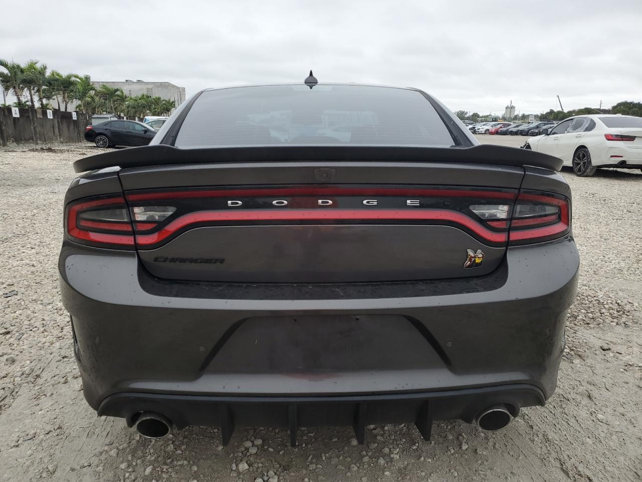 2019 Dodge Charger VIN 2C3CDXGJ9KH756843 Copart auction photo, minor dent/scratches / missing/altered vin damage thumbnail 6