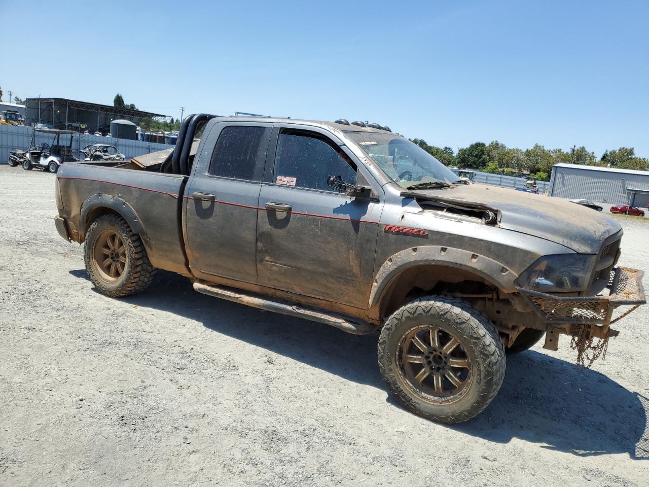 2011 Dodge RAM VIN 1D7RB1GK9BS635231 Copart auction photo, side / front end damage thumbnail 4
