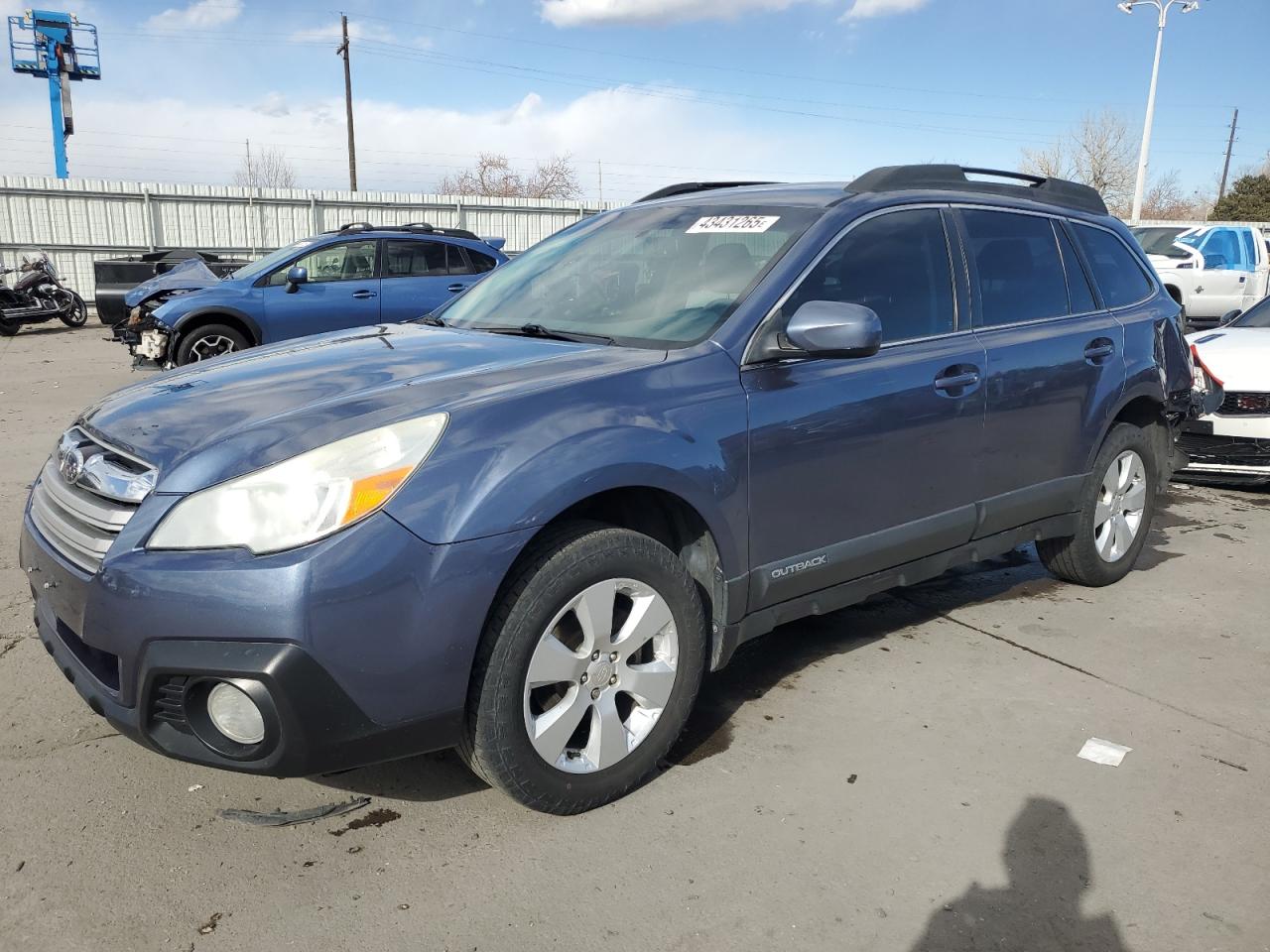 2013 Subaru Outback VIN 4S4BRCCC2D3270336