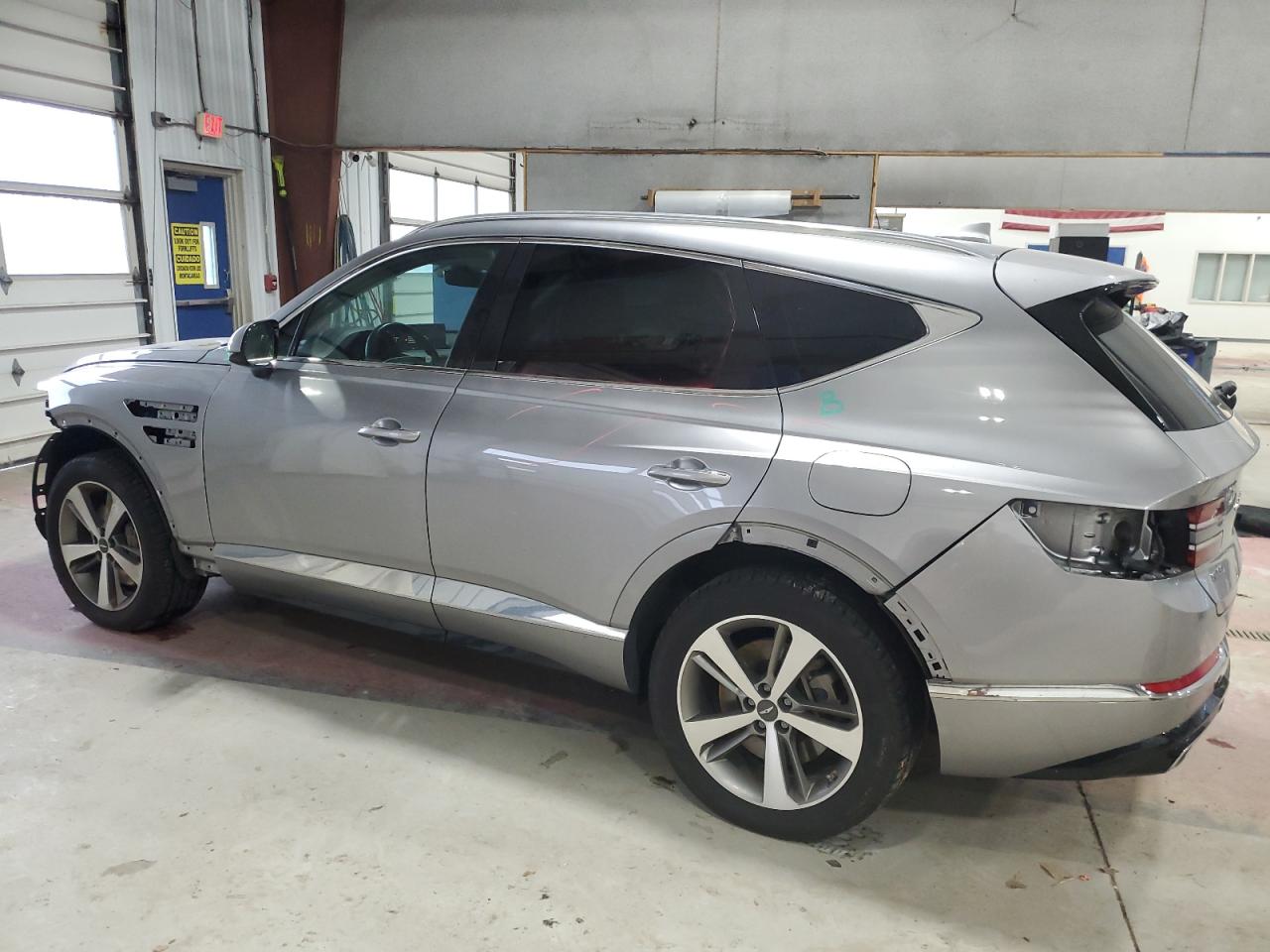 2021 Genesis Gv80 VIN KMUHCESC0MU050861 Copart auction photo, front end / side damage thumbnail 2