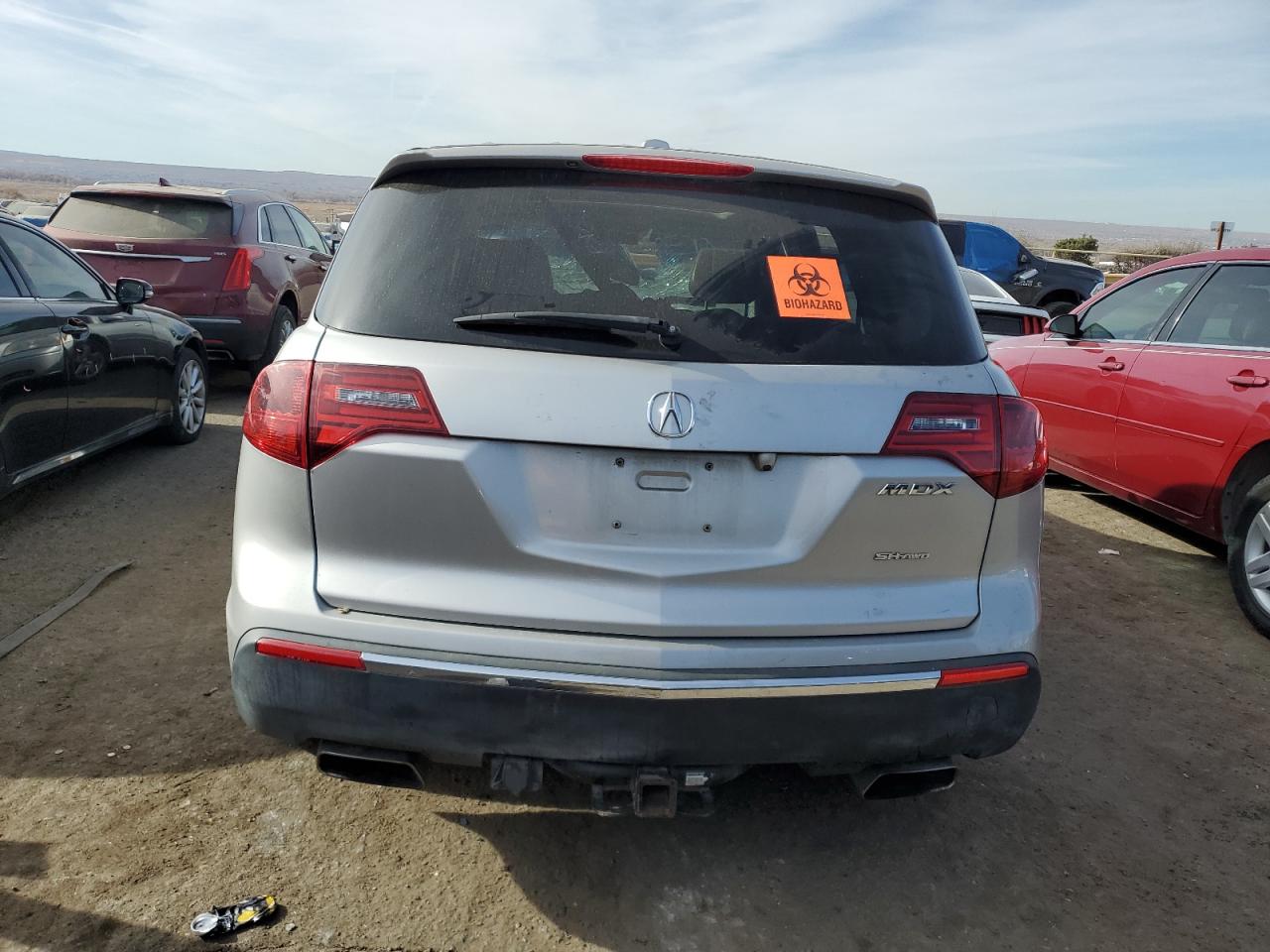 2013 Acura MDX VIN 2HNYD2H24DH514485 Copart auction photo, all over damage thumbnail 6