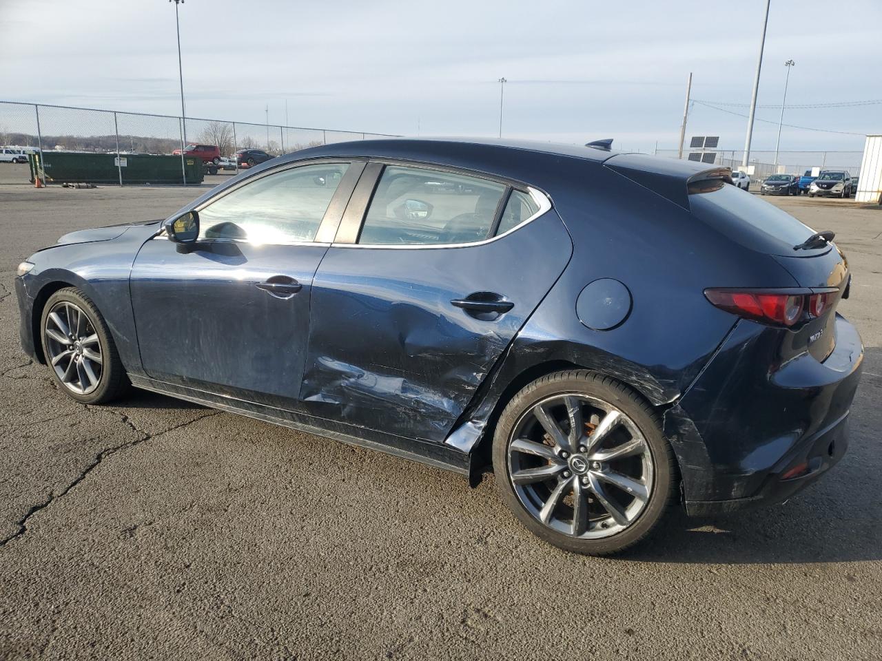 2019 Mazda 3 VIN JM1BPALM3K1108909 Copart auction photo, all over damage thumbnail 2