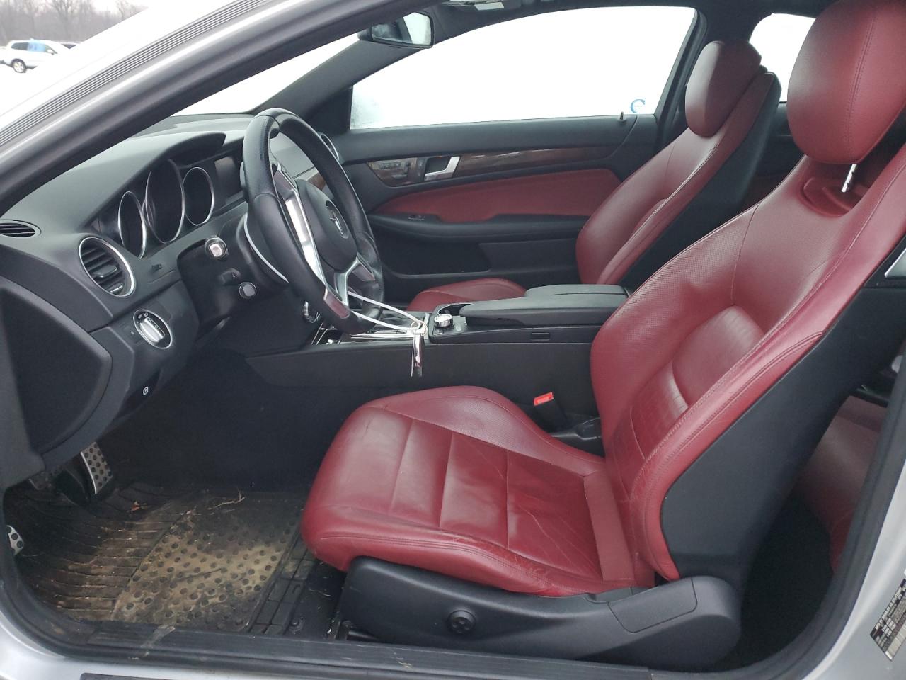 2014 Mercedes-Benz C-klasse VIN WDDGJ8JB0EG293980 Copart auction photo, front end / undercarriage damage thumbnail 7