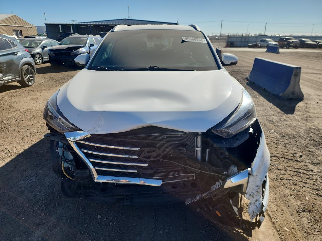 2020 Hyundai Tucson VIN KM8J33ALXLU231129 Copart auction photo, front end damage thumbnail 5
