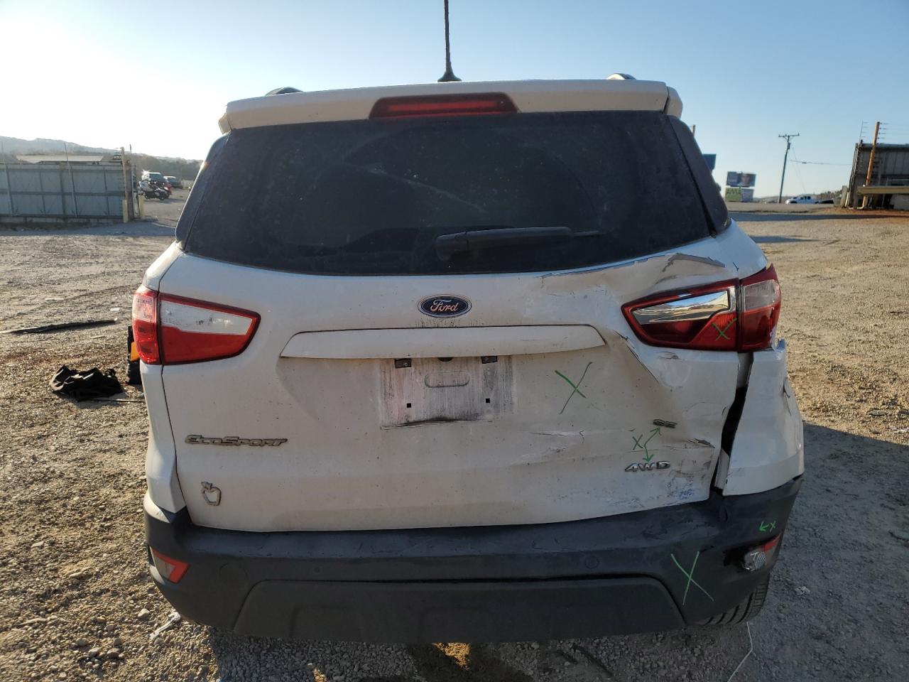 2018 Ford EcoSport VIN MAJ6P1UL9JC234286 Copart auction photo, rear end damage thumbnail 6