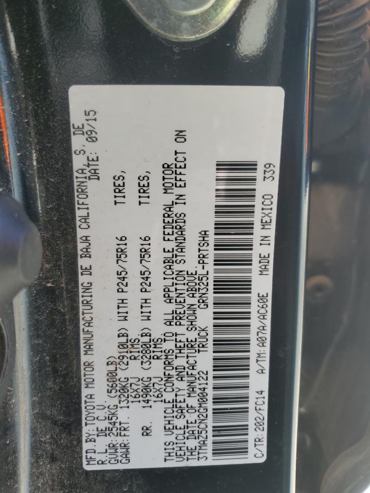 2016 Toyota Tacoma VIN 3TMAZ5CN2GM004122 Copart auction photo, front end damage thumbnail 14