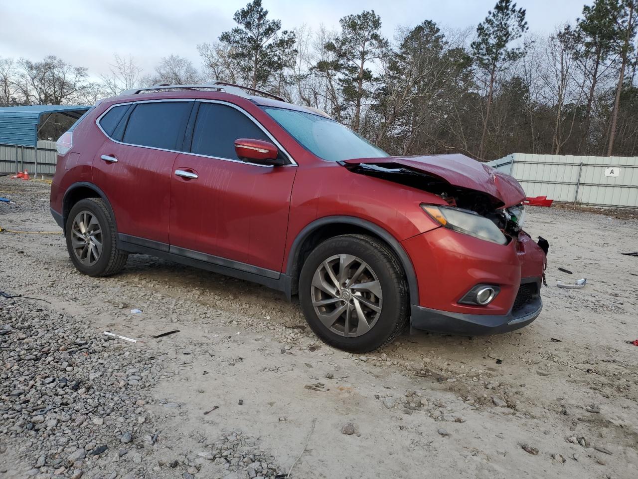 2015 Nissan Rogue VIN 5N1AT2MT3FC883493 Copart auction photo, front end / minor dent/scratches damage thumbnail 4