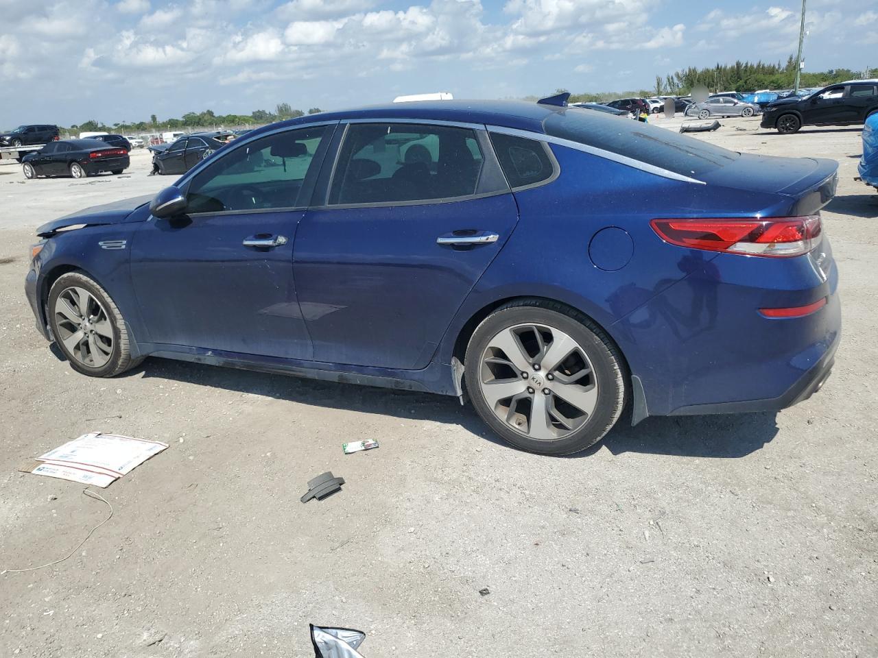 2019 KIA Optima VIN 5XXGT4L33KG361047 Copart auction photo, front end damage thumbnail 2