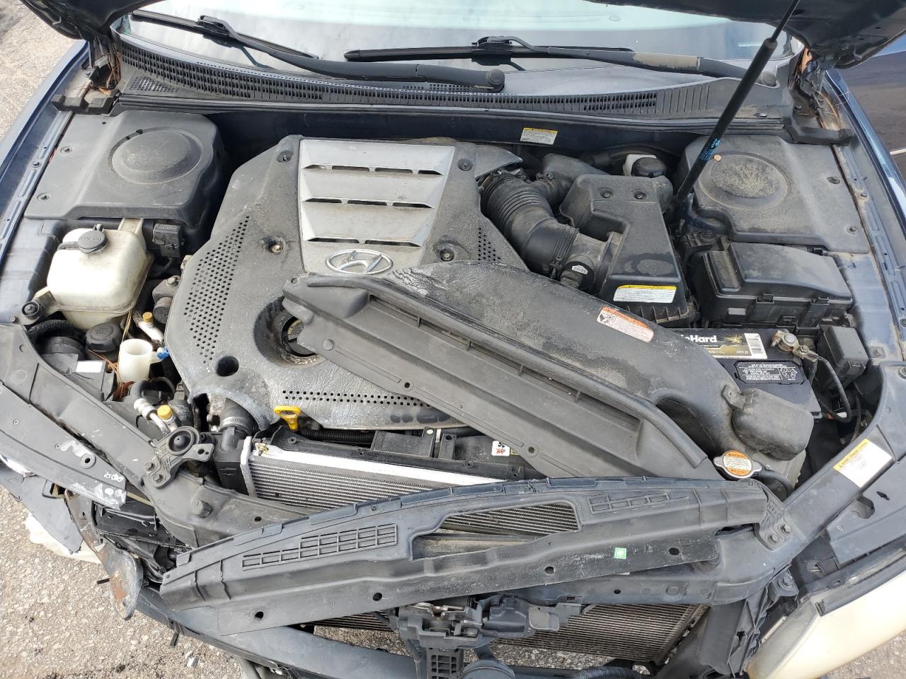 2007 Hyundai Azera VIN KMHFC46F77A202788 Copart auction photo, front end damage thumbnail 11
