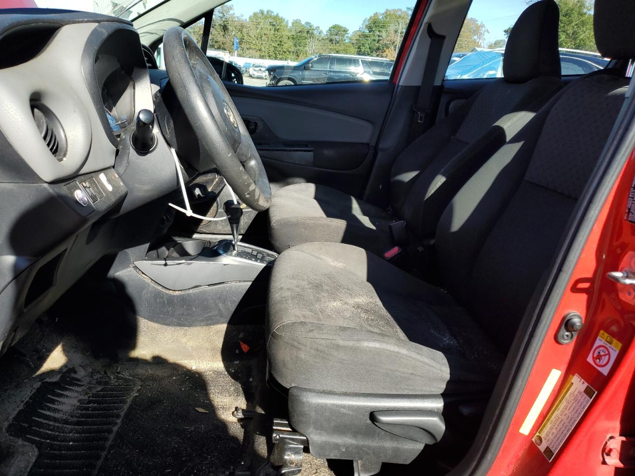 2015 Toyota Yaris VIN VNKKTUD38FA037688 Copart auction photo, all over damage thumbnail 7