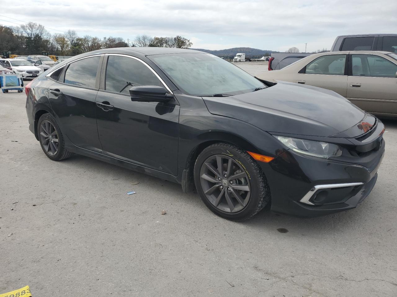 2020 Honda Civic VIN 19XFC1F37LE000243 Copart auction photo, front end damage thumbnail 4