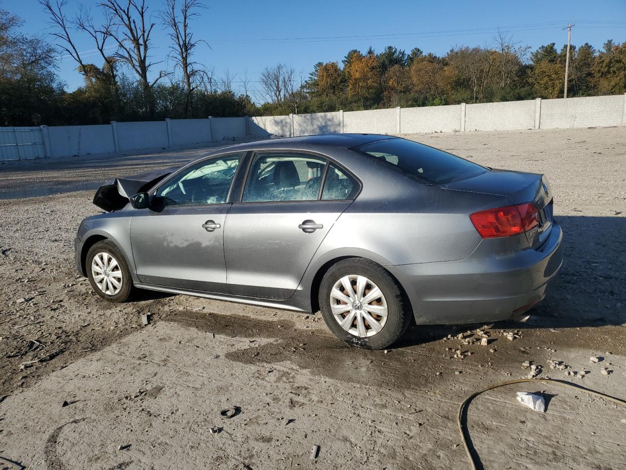 2014 Volkswagen Jetta VIN 3VW2K7AJ9EM249157 Copart auction photo, front end damage thumbnail 3