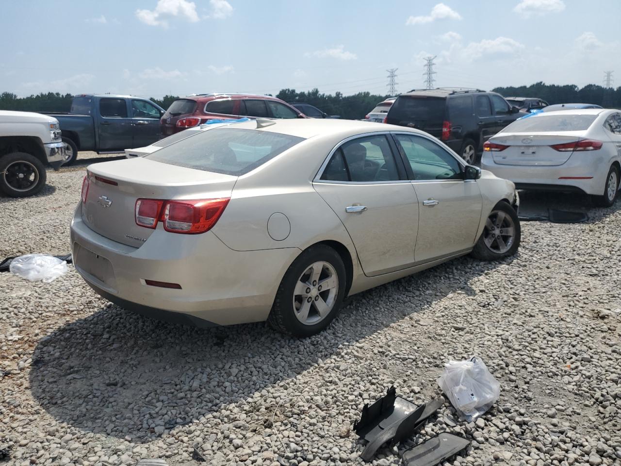 2015 Chevrolet Malibu VIN 1G11C5SL1FF346170 Copart auction photo, undercarriage / front end damage thumbnail 3