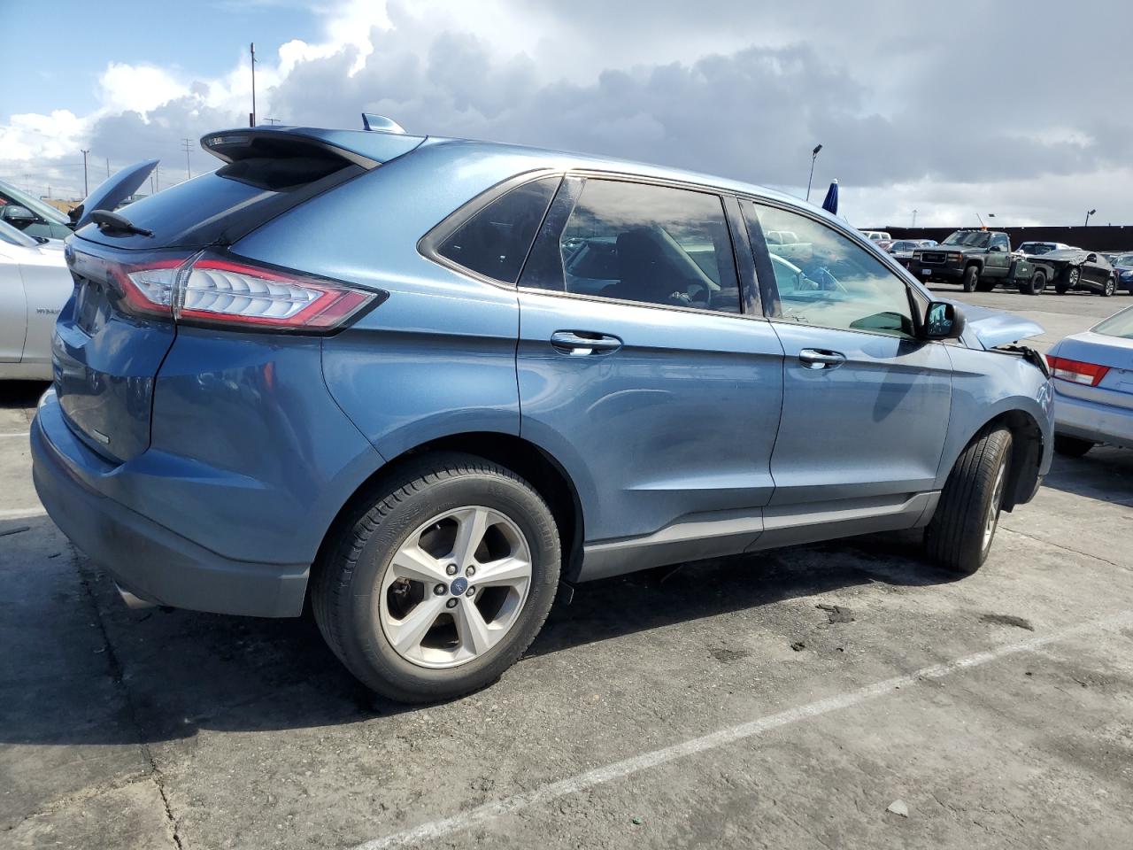 2018 Ford Edge VIN 2FMPK3G90JBB52872 Copart auction photo, front end damage thumbnail 3