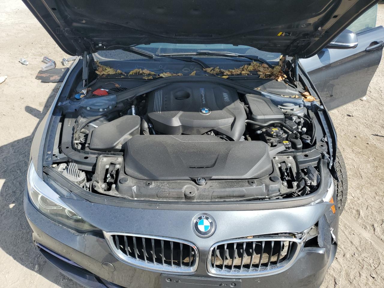 2018 BMW 4er VIN WBA4J3C59JBL04843 Copart auction photo, front end damage thumbnail 11