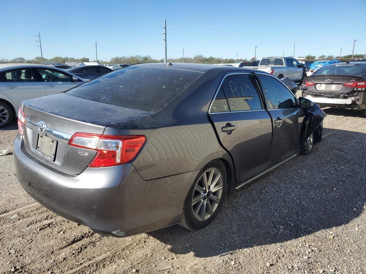 2014 Toyota Camry VIN 4T4BF1FK9ER384867 Copart auction photo, all over damage thumbnail 3