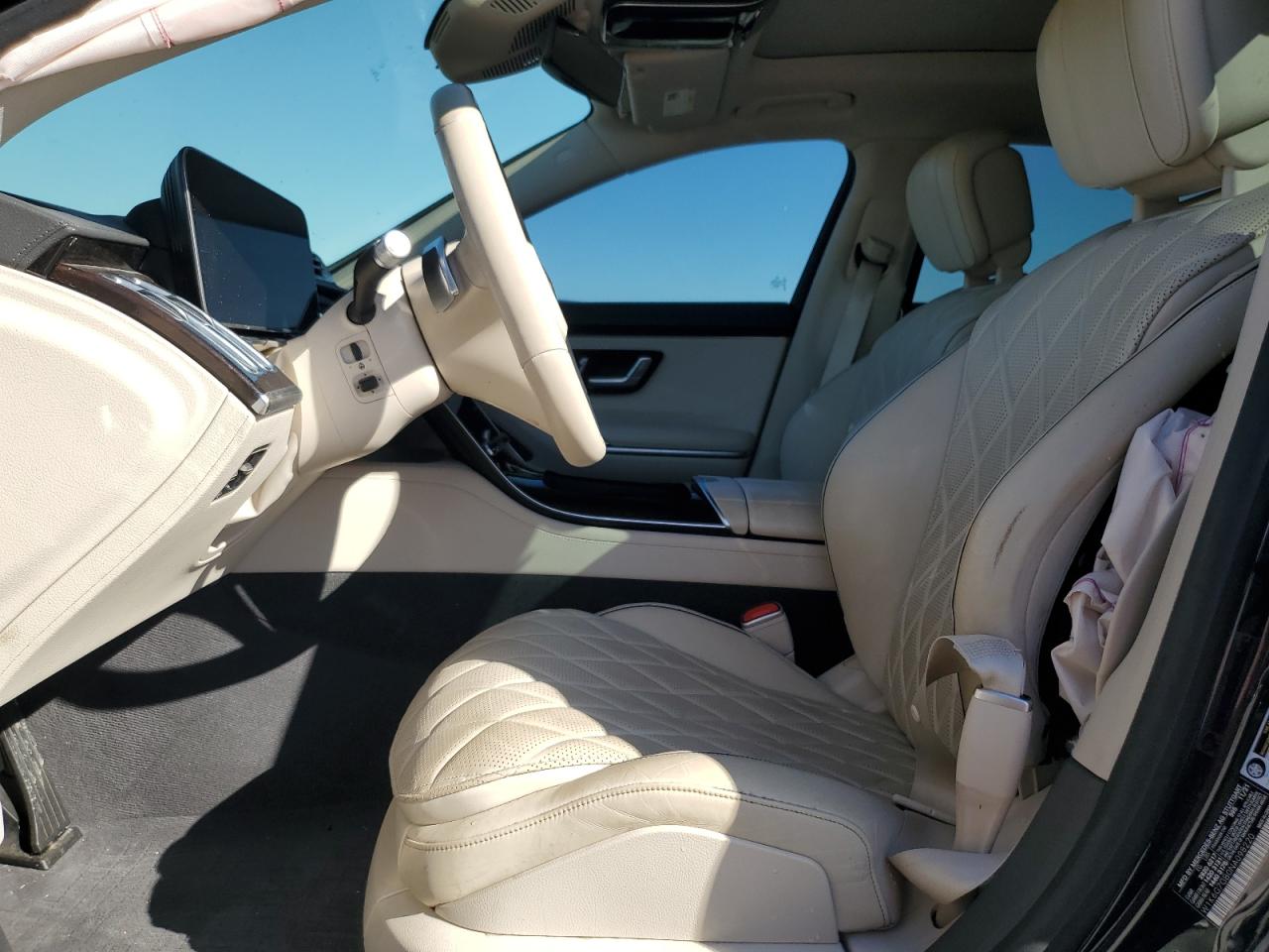 2022 Mercedes-Benz S-klasse VIN W1K6G7GB0NA098220 Copart auction photo, side damage thumbnail 7