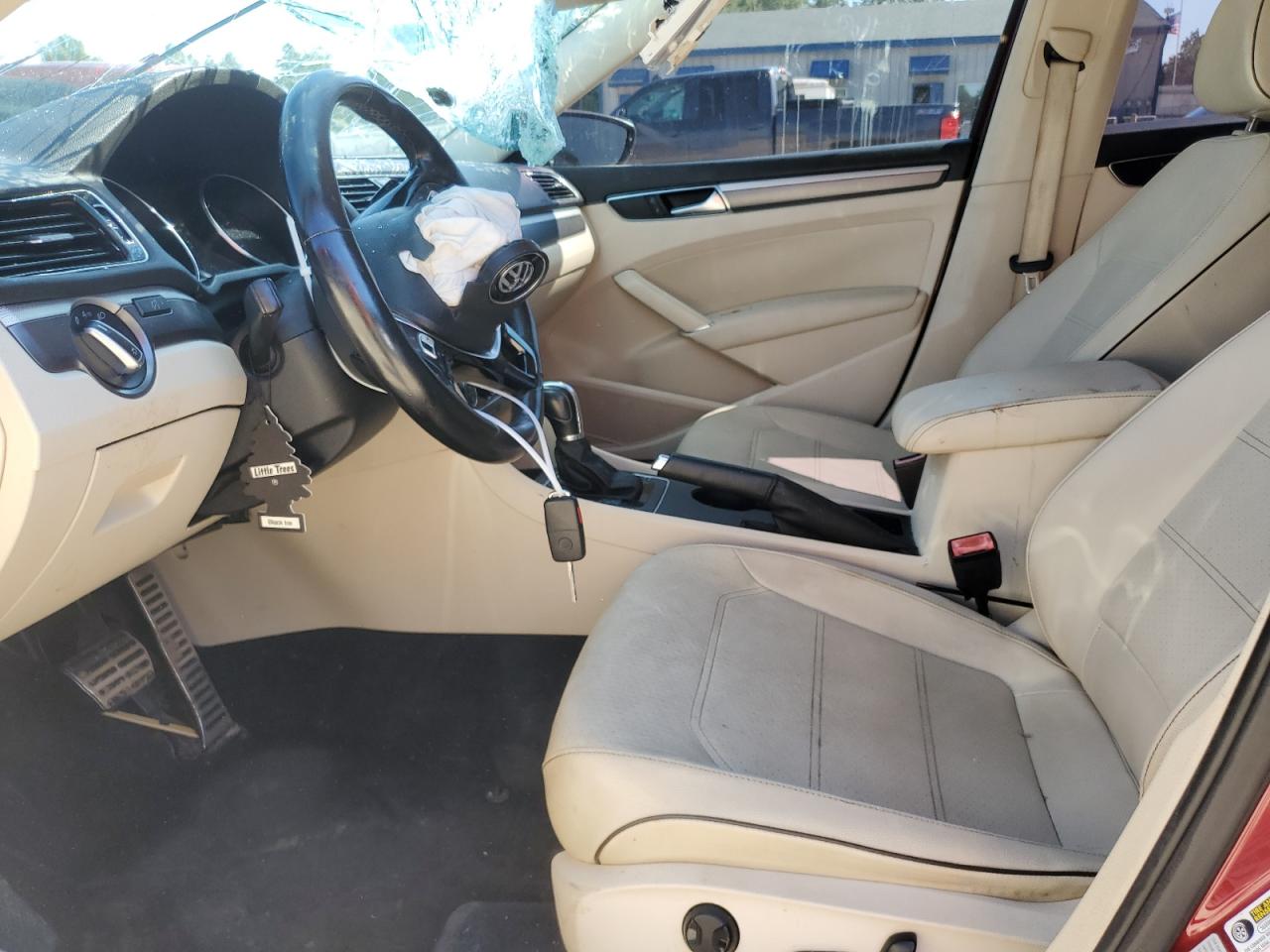2016 Volkswagen Passat VIN 1VWAS7A3XGC043380 Copart auction photo, rollover damage thumbnail 7