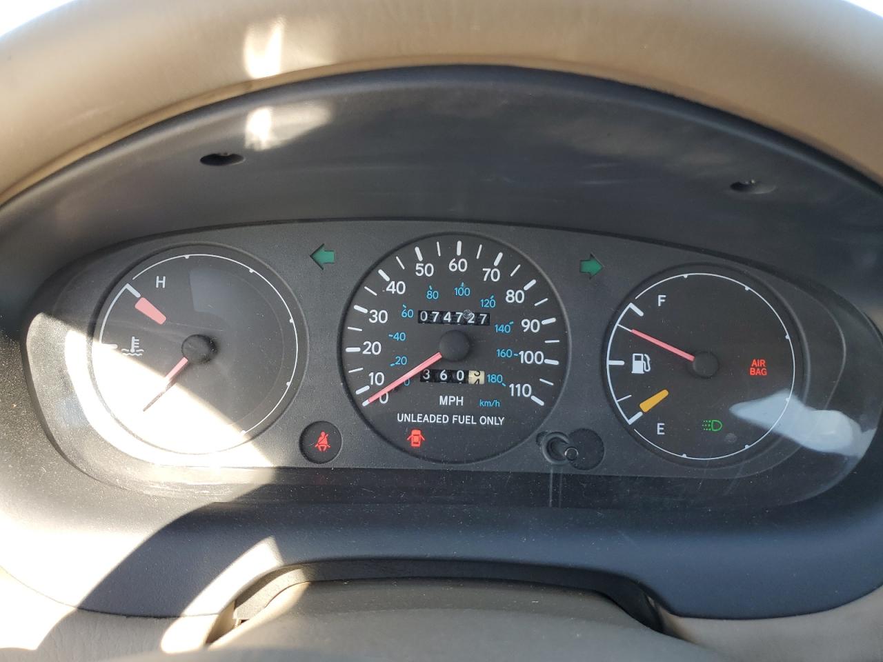 1996 GEO Prizm VIN 1Y1SK5267TZ068437 Copart auction photo, front end damage thumbnail 9