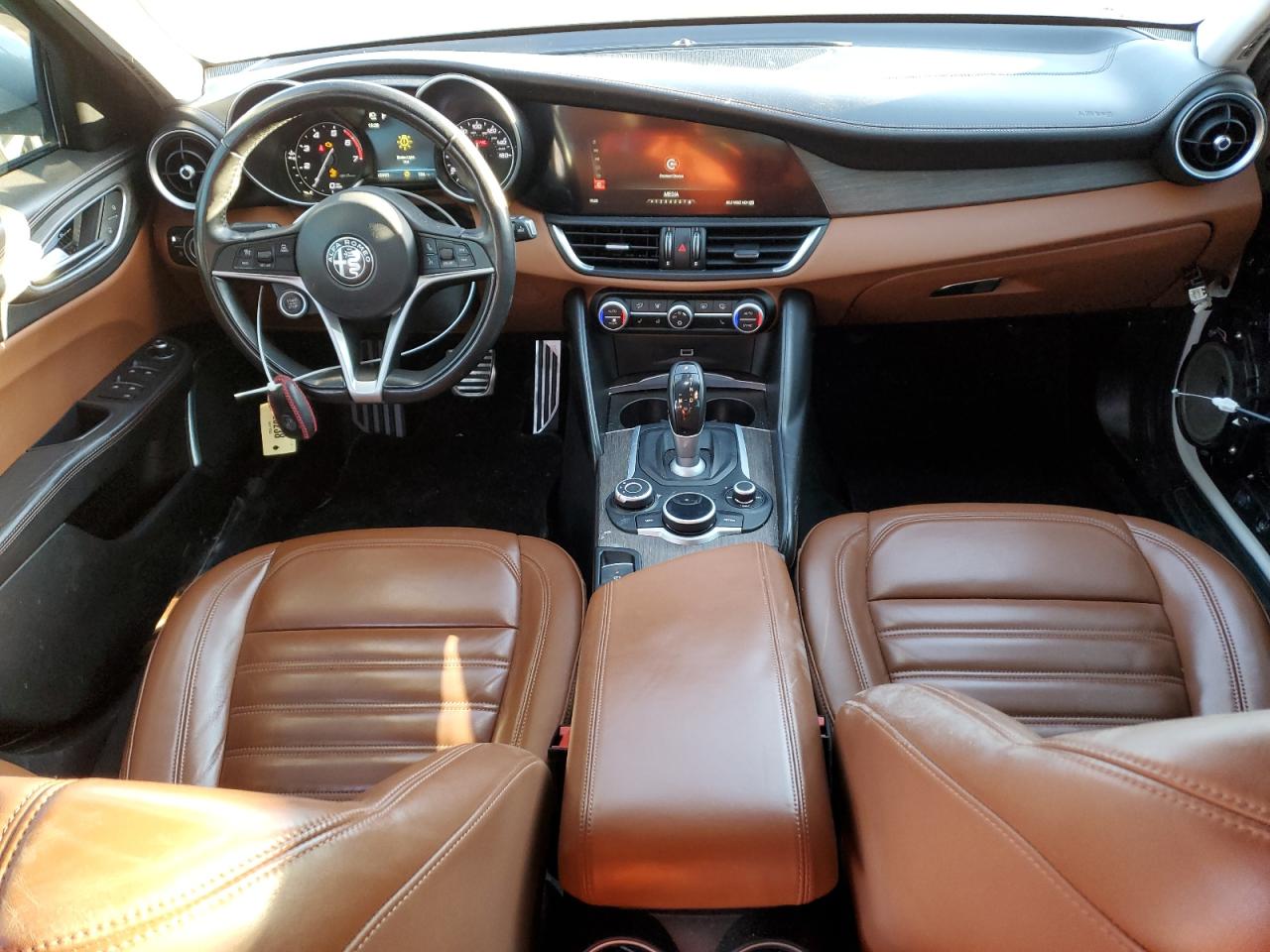 2017 Alfa Romeo Giulia VIN ZARFAEEN2H7561222 Copart auction photo, all over damage thumbnail 8