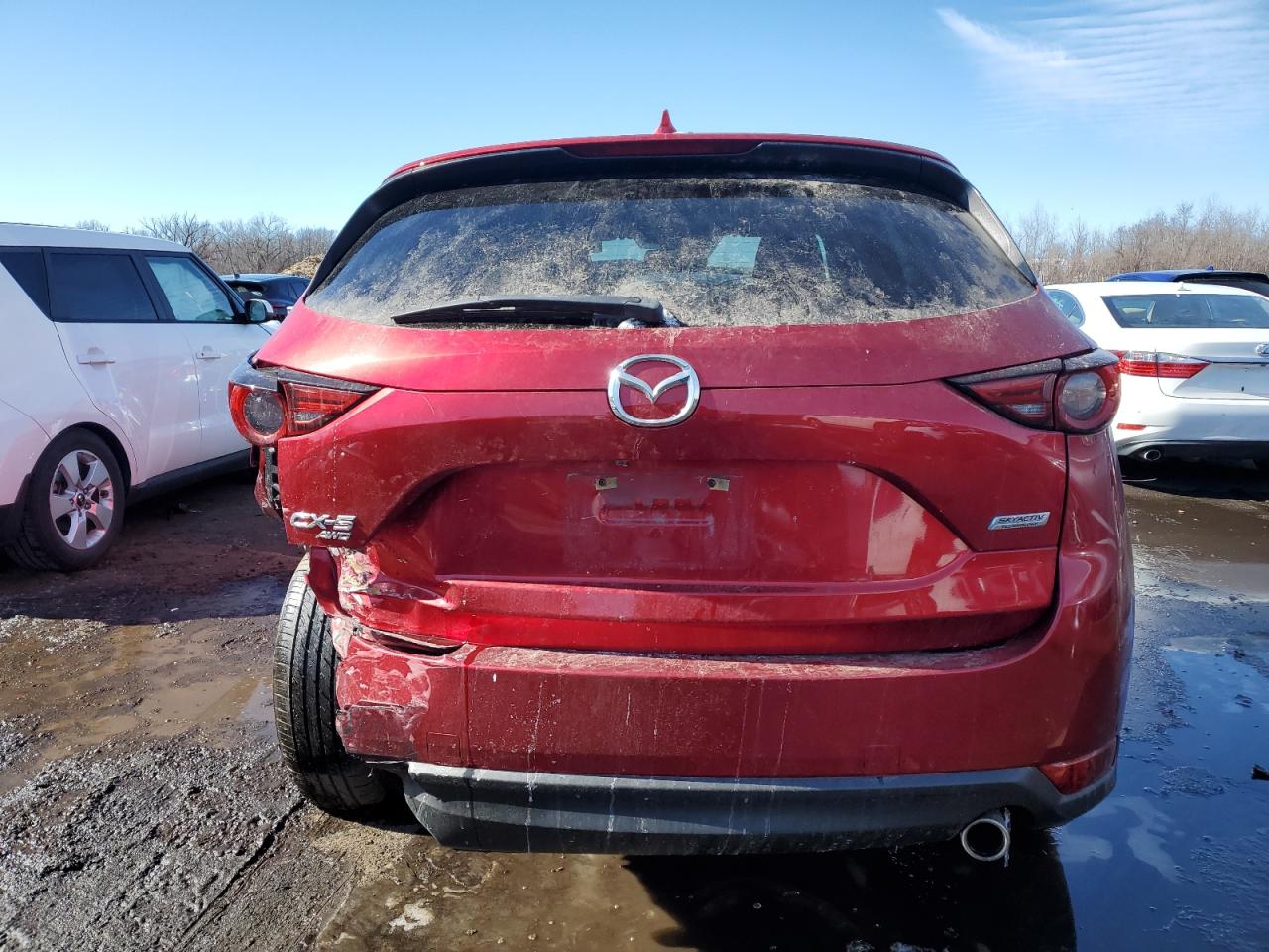 2017 Mazda CX-5 VIN JM3KFBDL4H0196776 Copart auction photo, rear end damage thumbnail 6