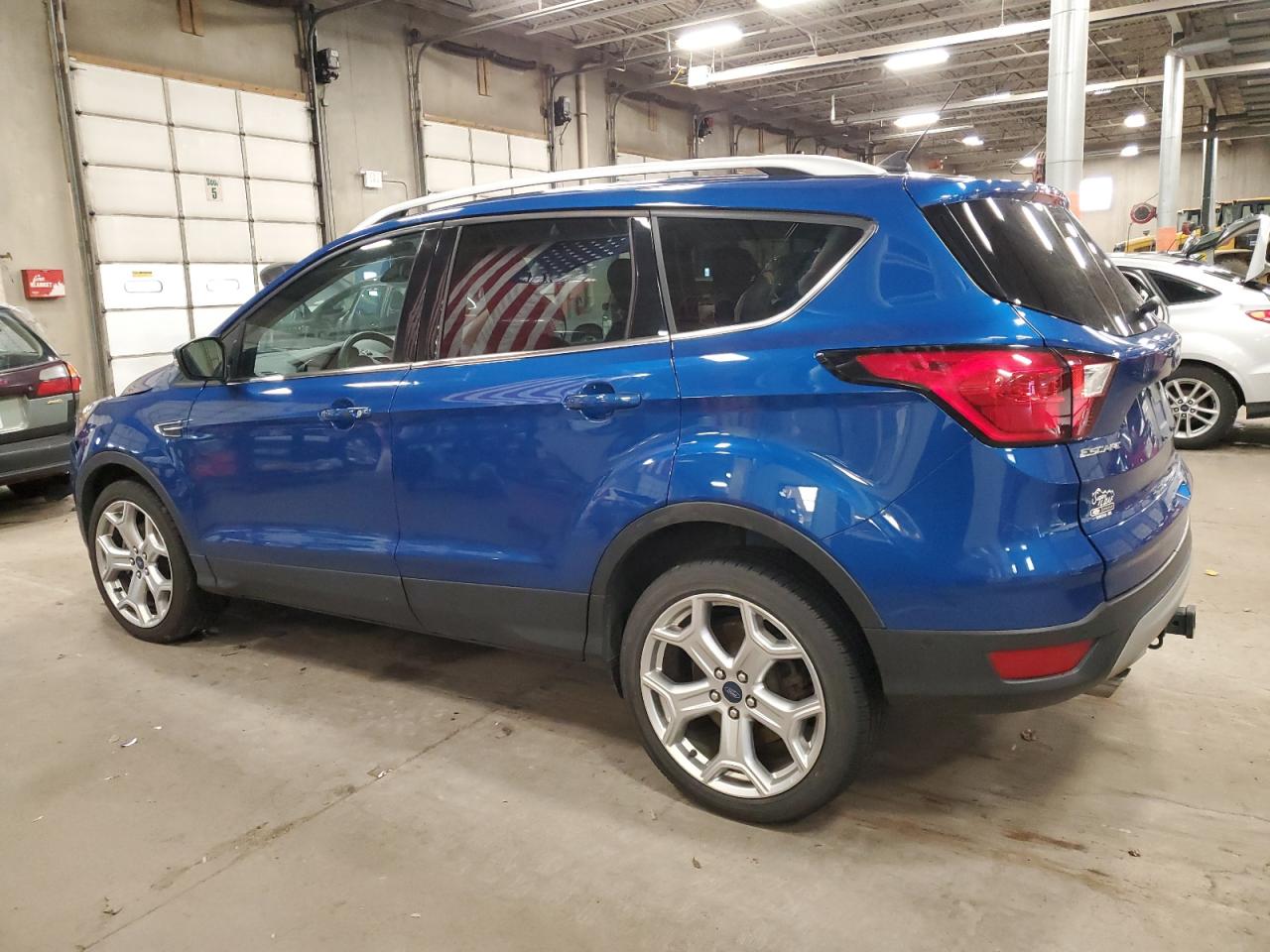 2019 Ford Escape VIN 1FMCU9J95KUB24677 Copart auction photo, front end damage thumbnail 2