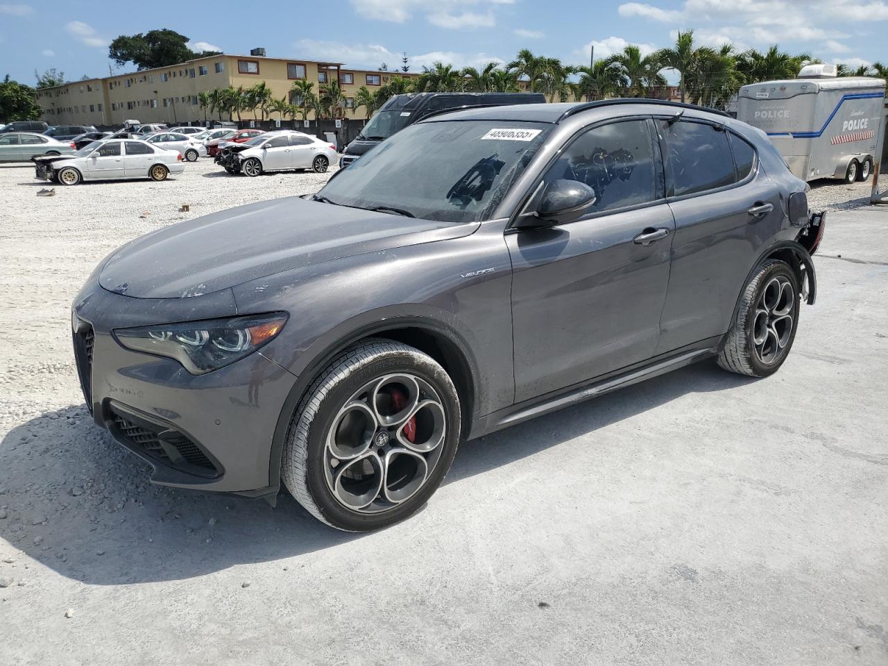 2024 Alfa Romeo Stelvio VIN ZASPAKBN0R7D75236 - Copart auction photo