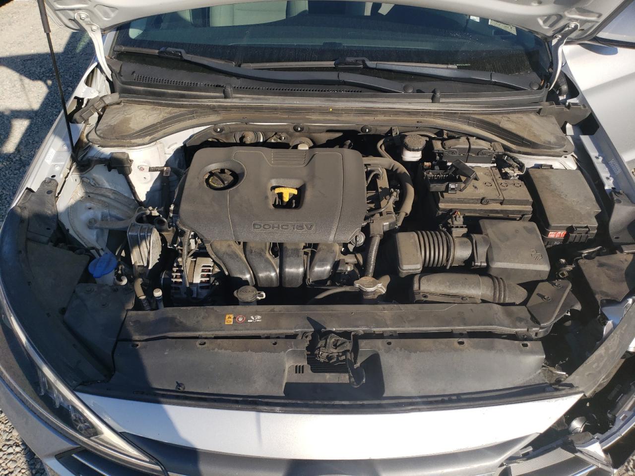 2020 Hyundai Elantra VIN KMHD74LF3LU063316 Copart auction photo, rear end damage thumbnail 11