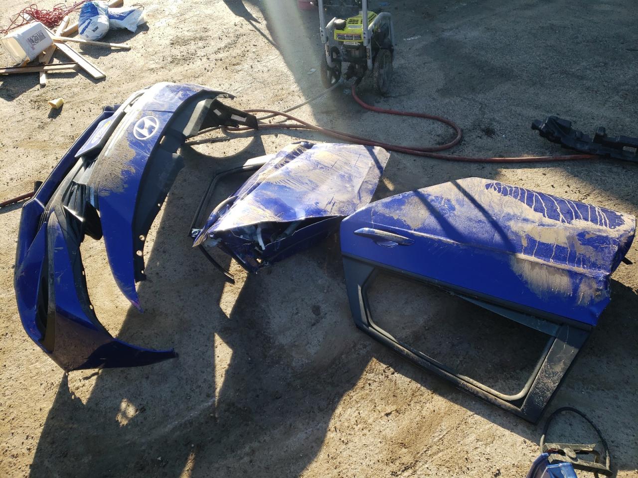 2024 Hyundai Elantra VIN KMHLM4DGXRU703249 Copart auction photo, all over damage thumbnail 12