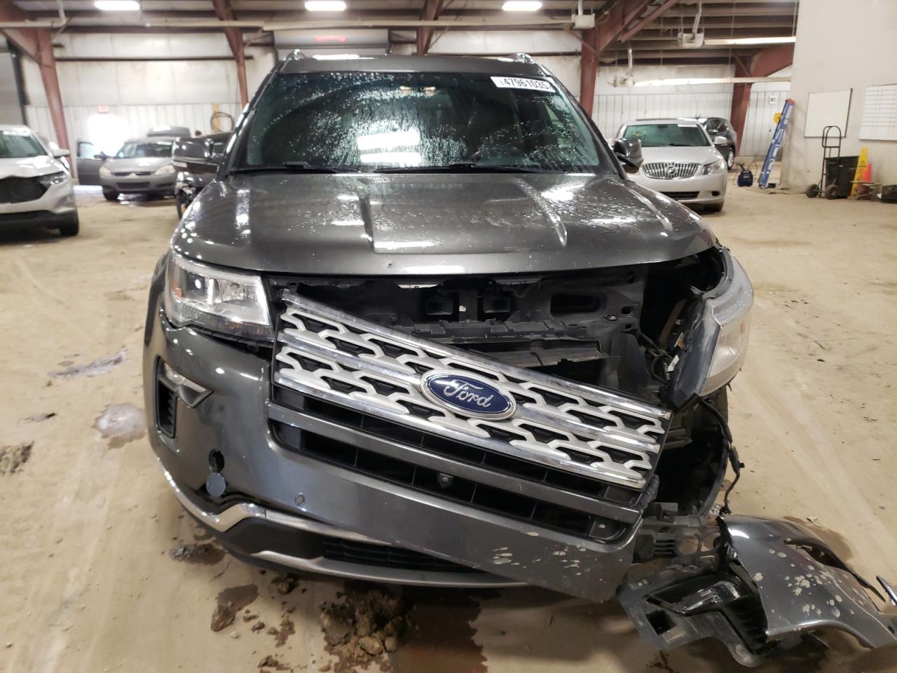 2019 Ford Explorer VIN 1FM5K8F83KGB47768 Copart auction photo, front end damage thumbnail 5