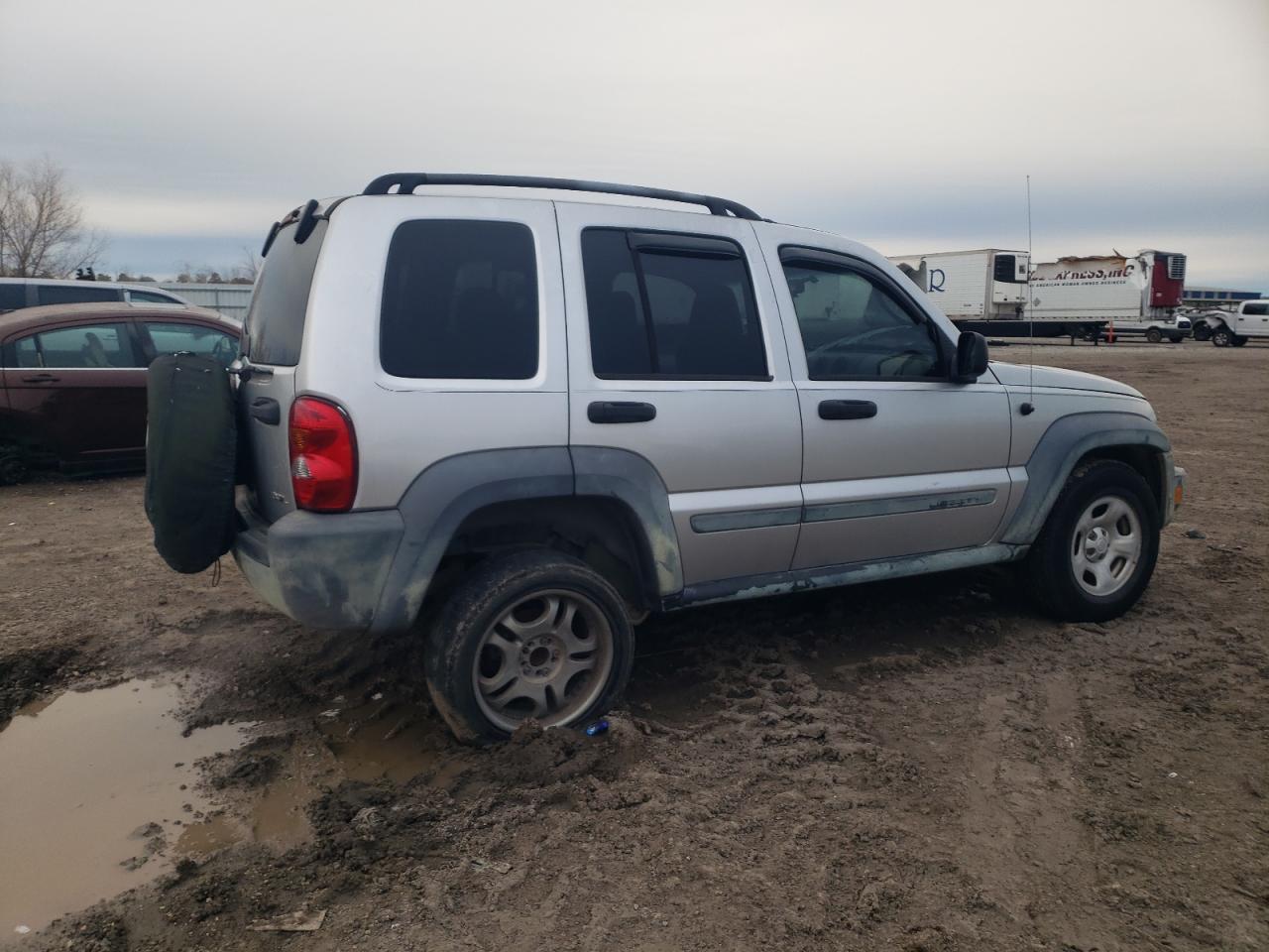2007 Jeep Liberty (North America) VIN 1J4GK48K77W648703 Copart auction photo, rear end damage thumbnail 3