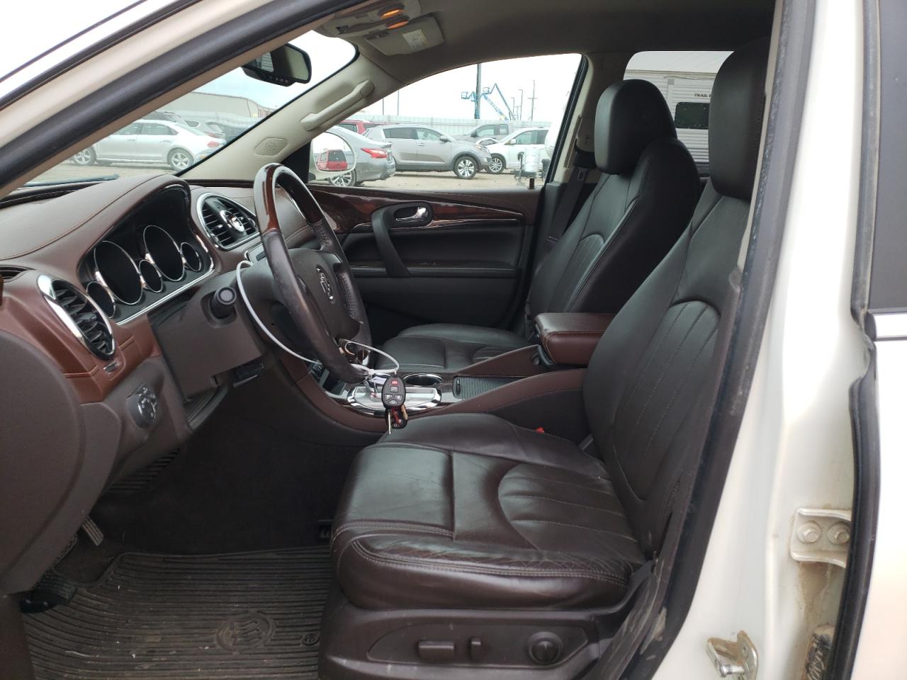2014 Buick Enclave VIN 5GAKRBKD5EJ297571 Copart auction photo, front end / side damage thumbnail 7