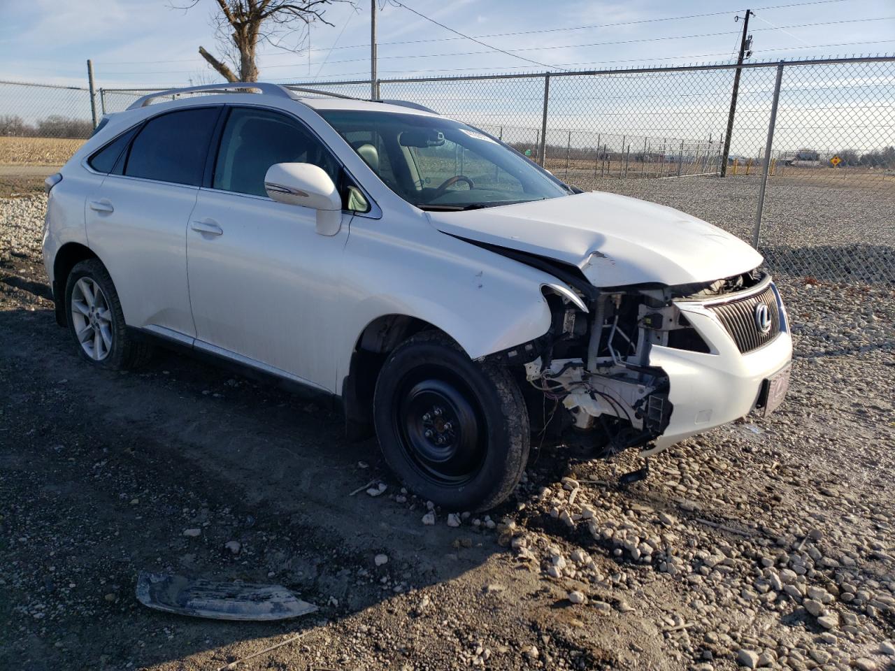 2011 Lexus RX VIN JTJBK1BA9B2439197 Copart auction photo, front end / side damage thumbnail 4