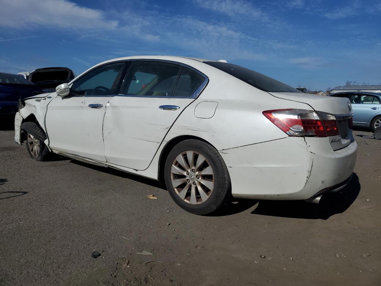 2014 Honda Accord VIN 1HGCR3F81EA040625 Copart auction photo, front end / side damage thumbnail 2