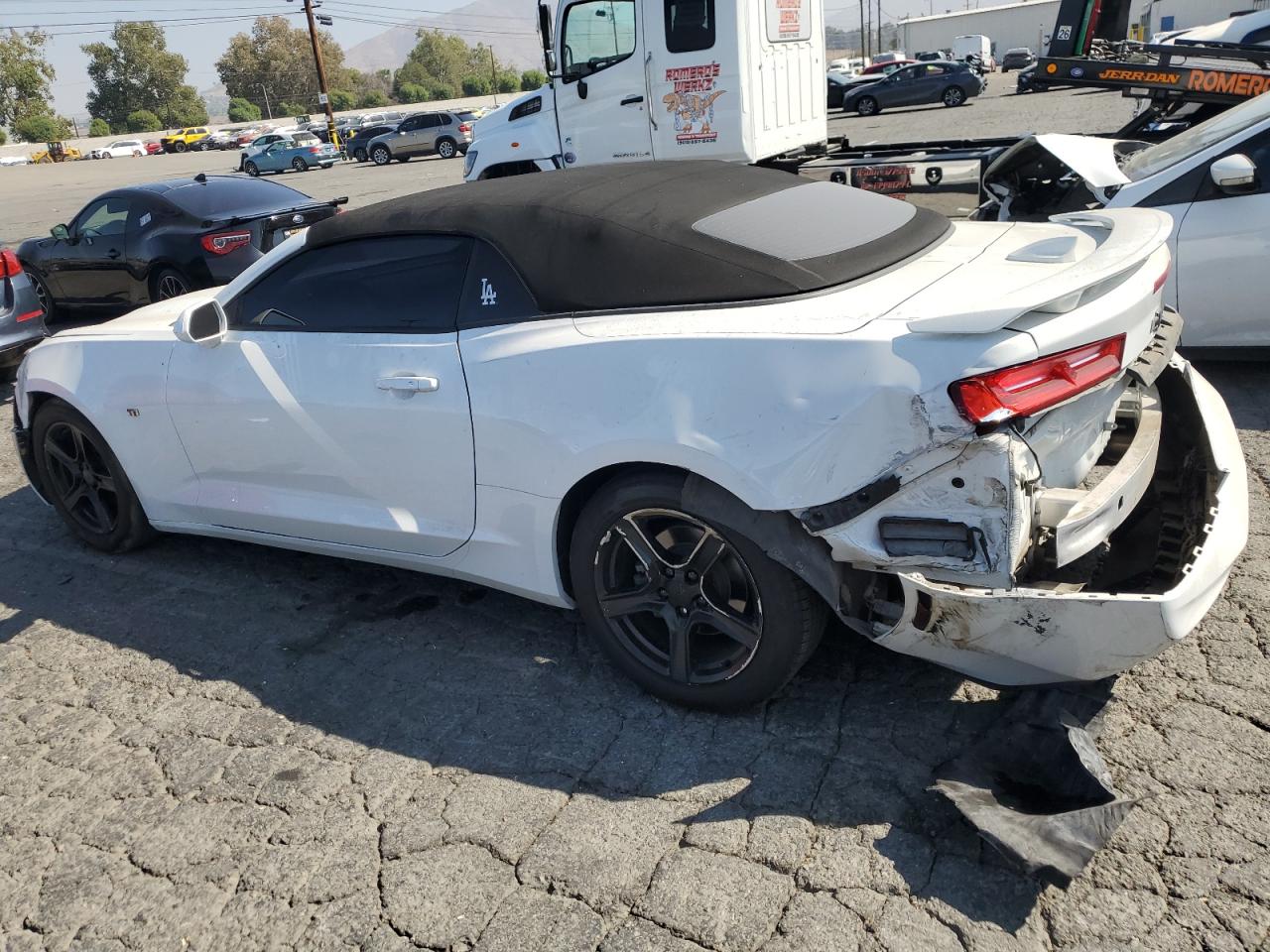 2018 Chevrolet Camaro VIN 1G1FB3DX5J0123817 Copart auction photo, rear end / front end damage thumbnail 2