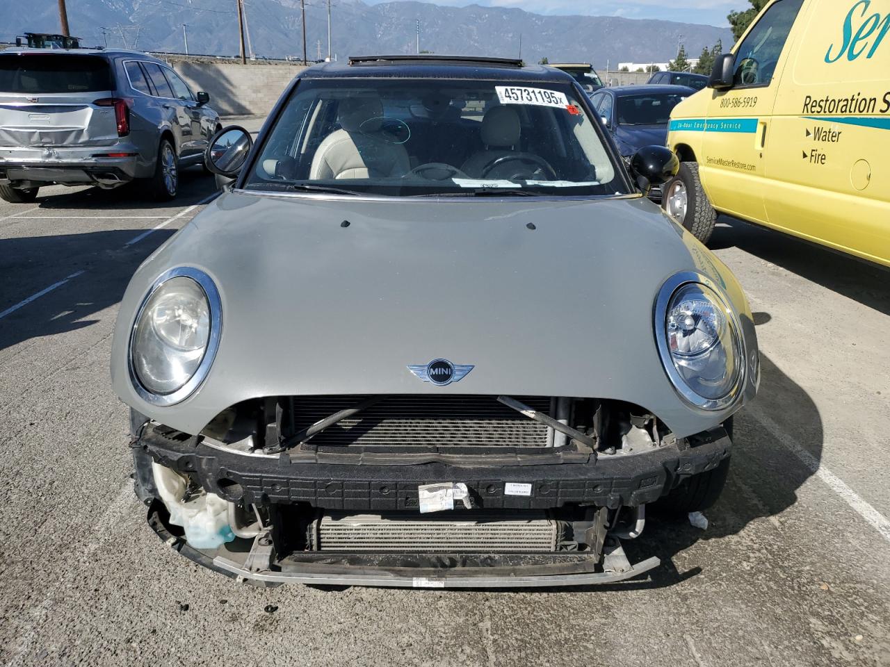 2017 MINI Cooper VIN WMWLN5C51H2E32048 Copart auction photo, front end damage thumbnail 5