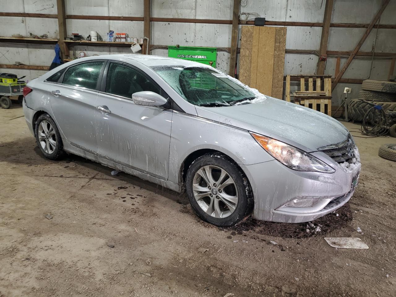 2011 Hyundai Sonata VIN 5NPEC4AC5BH136840 Copart auction photo, rear end damage thumbnail 4