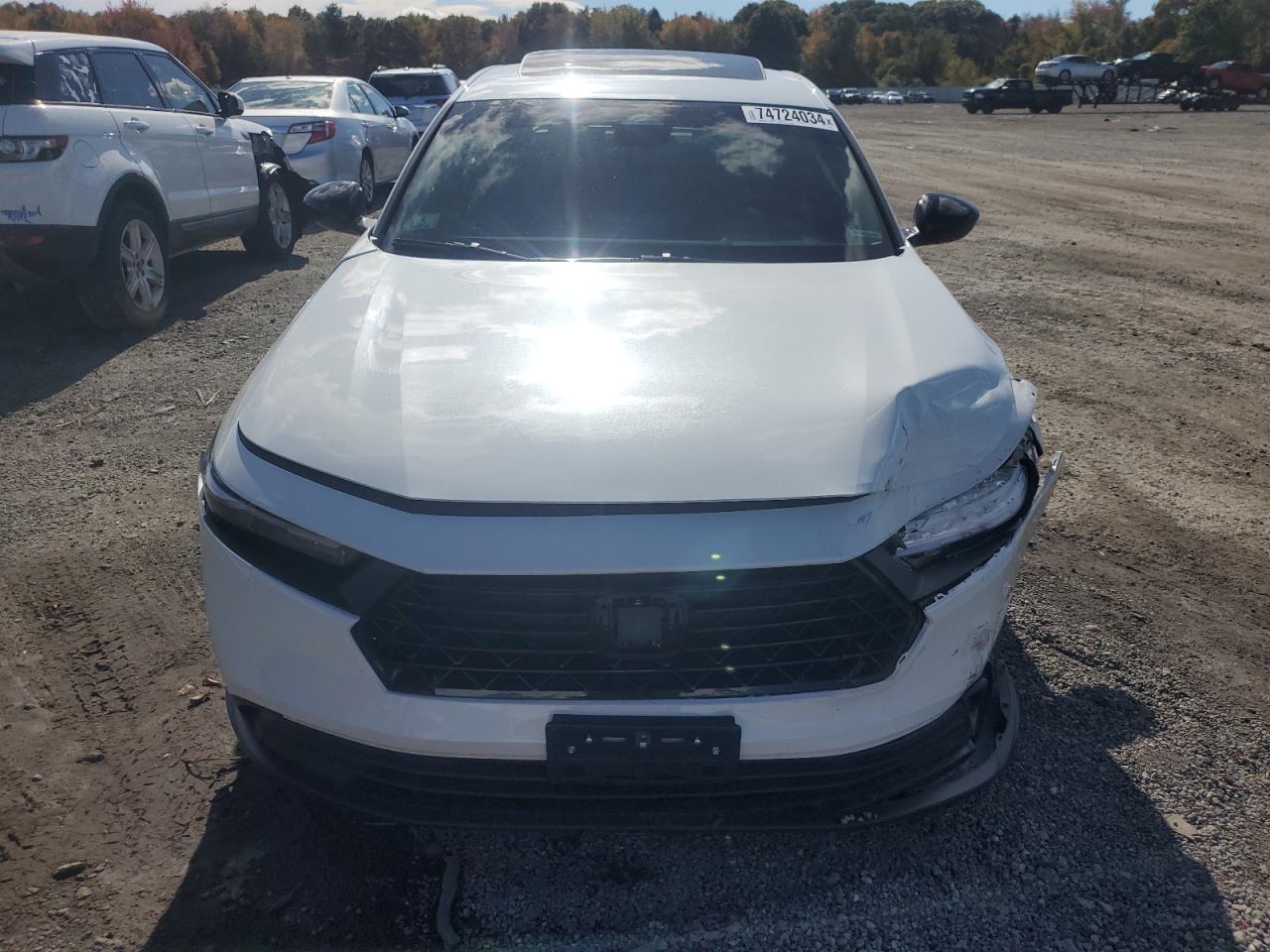 2024 Honda Accord VIN 1HGCY2F55RA046145 Copart auction photo, rear end / front end damage thumbnail 5